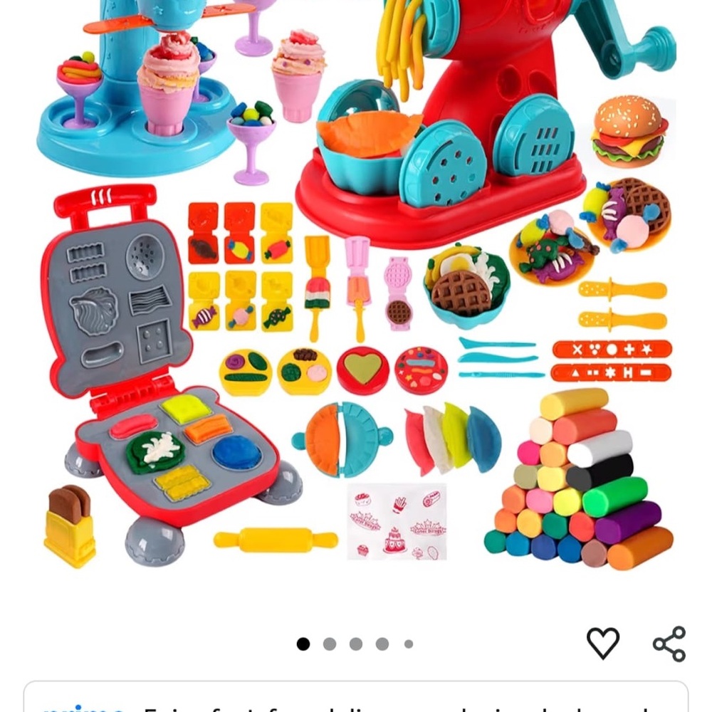 Kids Play Dough Baking Set - Multicolor Pretend Kitchen Toy